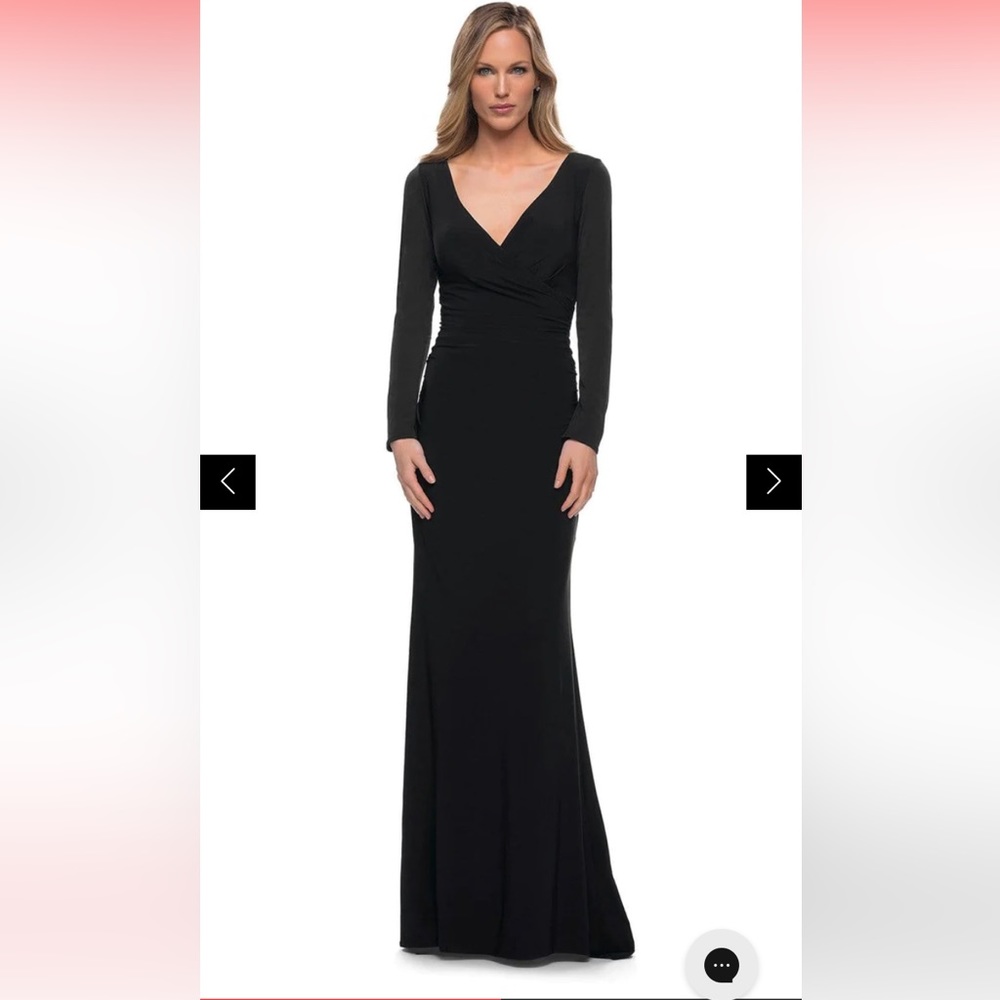 NWT La Femme Fitted Sheath Evening Gown size 10